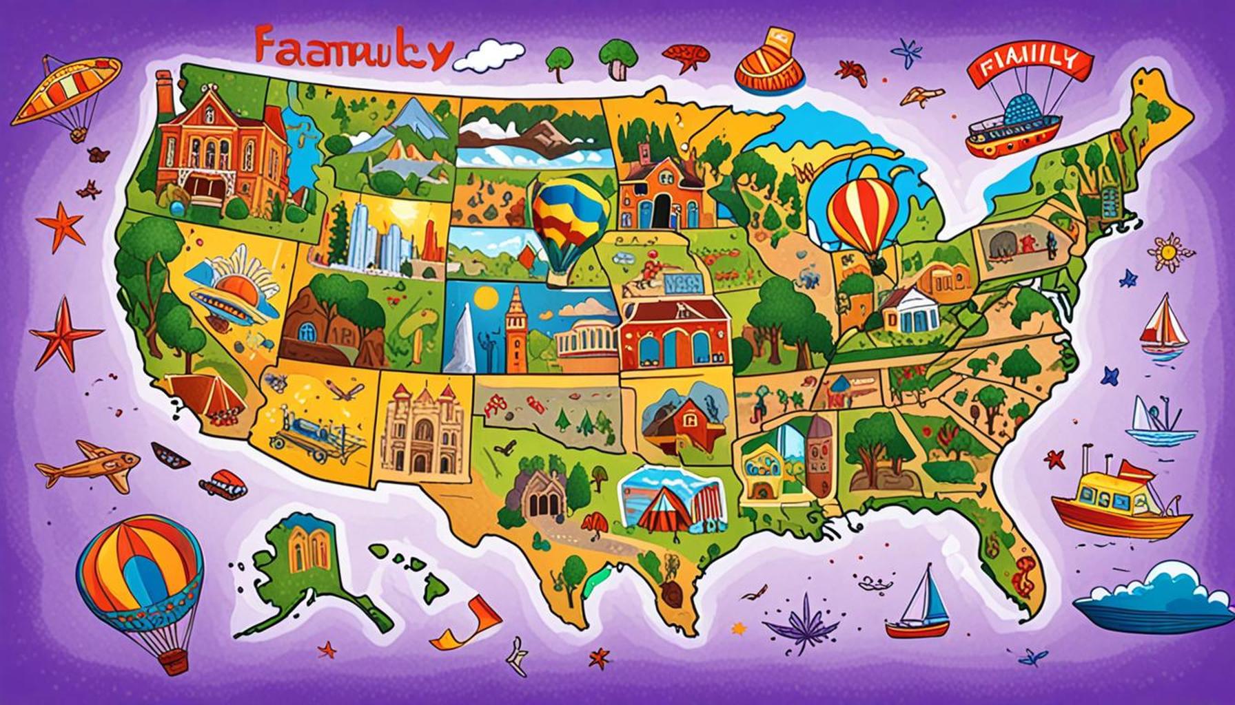 Family Adventure Itineraries: Attractions and Activities for All Ages in the United States