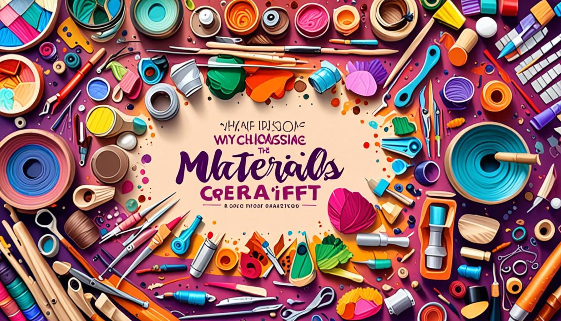 How to Choose the Right Materials for Your Handmade Creations: A Guide for Beginners and Experts